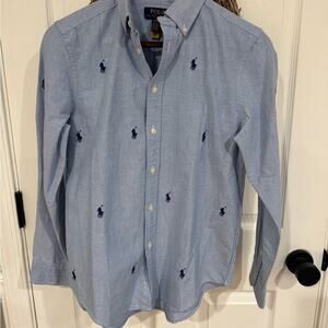 Polo by Ralph Lauren Boys Blue Oxford Shirt